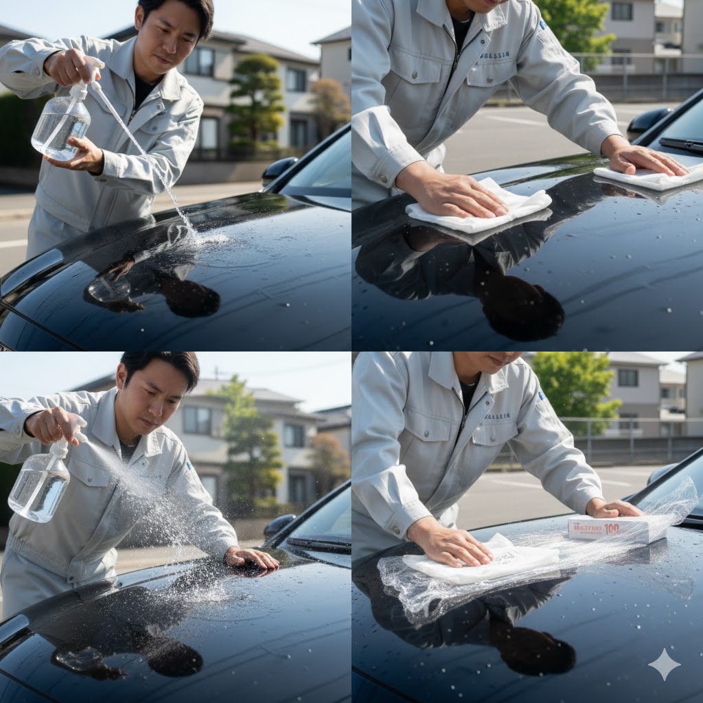 セリアのウェットシート活用