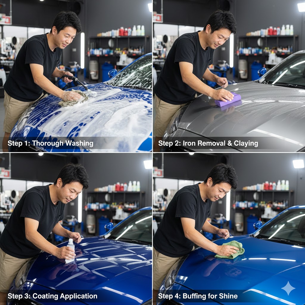 自分で出来る車のUVカットコーティングDIY法