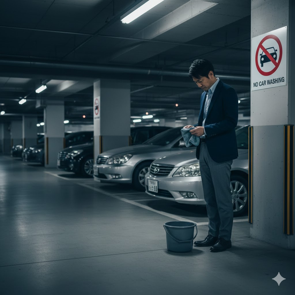 マンションでの洗車はどうしてる?実情と課題