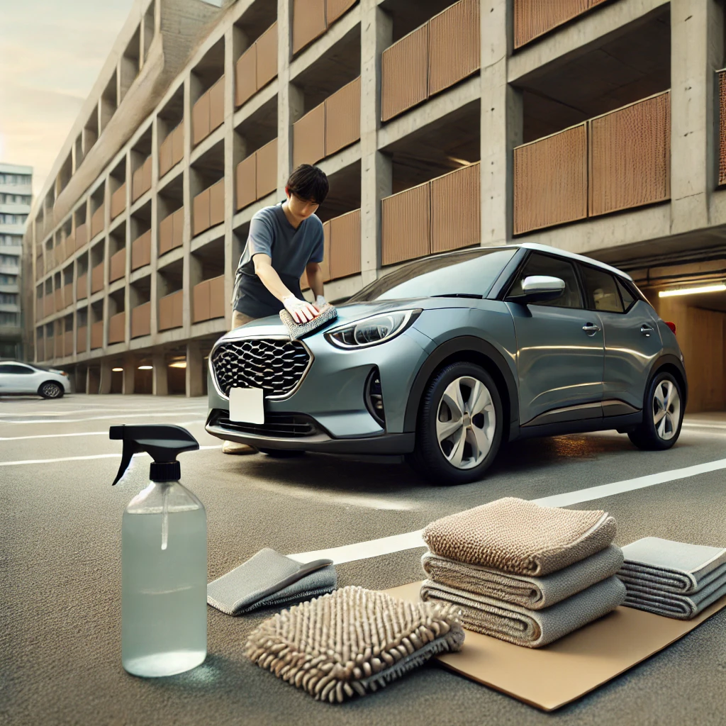 マンションの洗車どうしてる？正解は手洗い