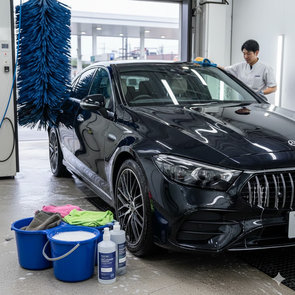 ベンツの洗車はどこでする？料金比較とおすすめの場所を解説 / ツヤログ（tsuyalog)-キレイな車で出かける喜びを-