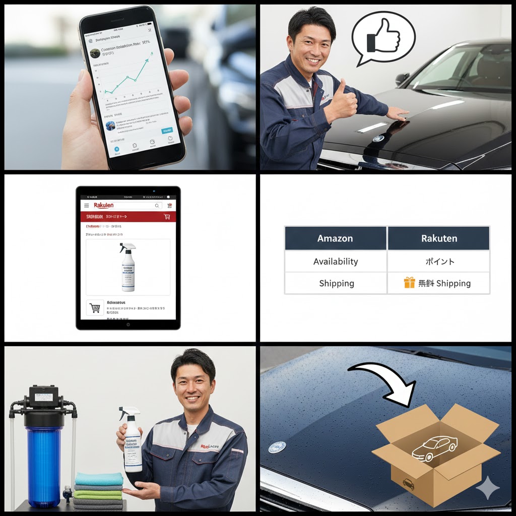 Beautifulcarsのミネラルリムーバーの評判と購入