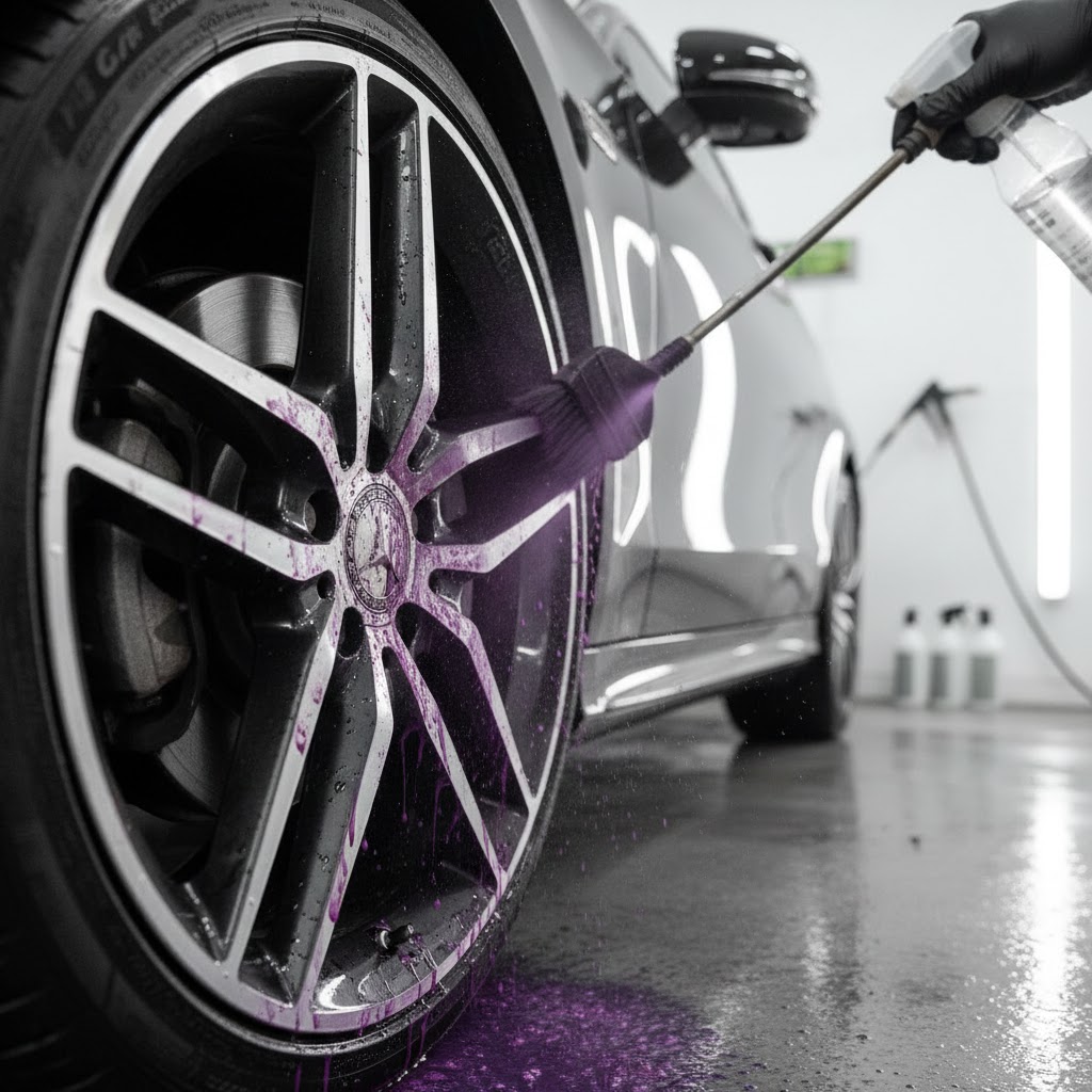 ブレーキダストの鉄粉を除去するコツ