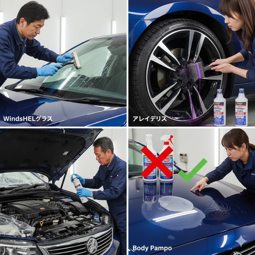 部位別の洗車とマジックリンの相性