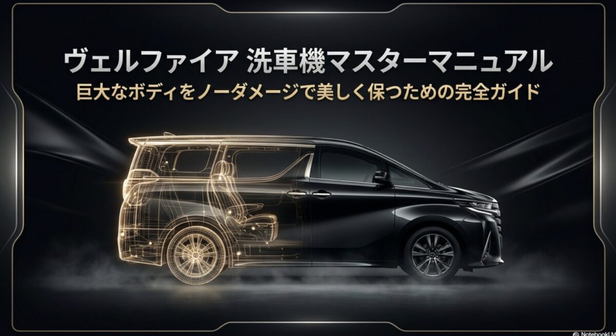 ヴェルファイアを自動洗車機に入れる際の注意点と美観を保つための完全ガイド